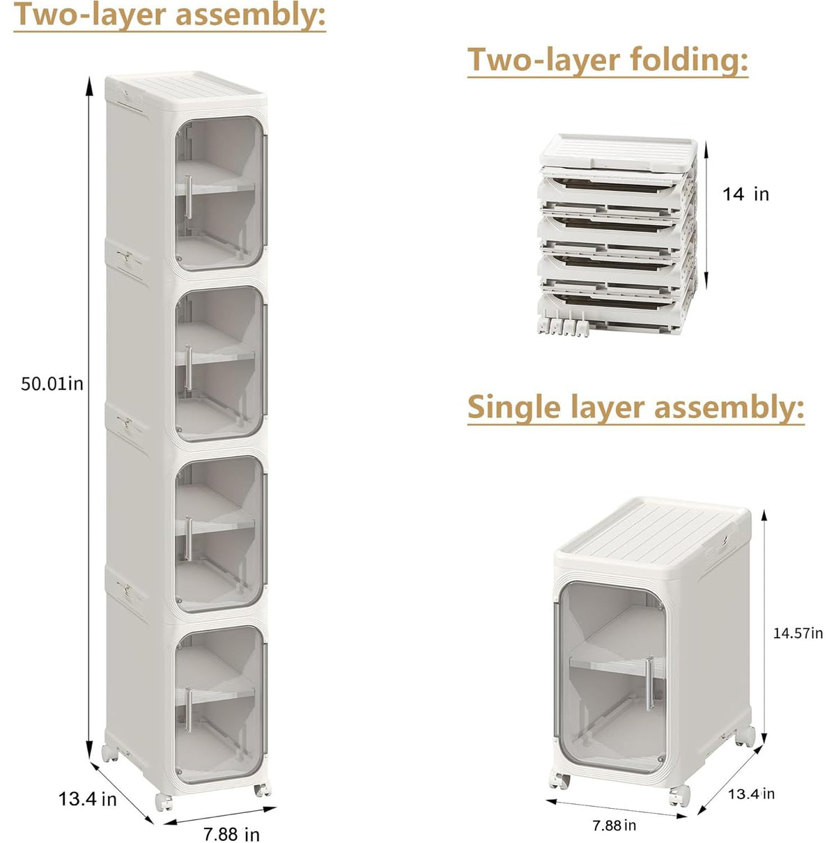 Lifelongpal narrow storage cabinet with 4-tier shelves keeps toiletries organized.