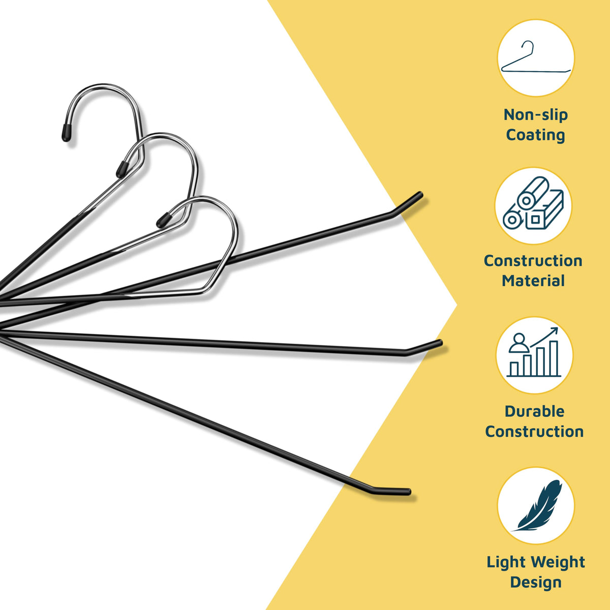 Lifemaster multi-use hangers handle blankets and towels alongside pants.