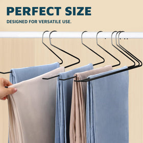 Lifemaster sturdy steel wire construction supports heavy denim.