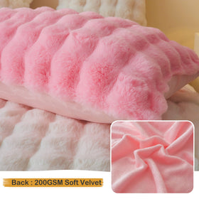 LIFEREVO stitching detail on pink pillow cover highlights quality