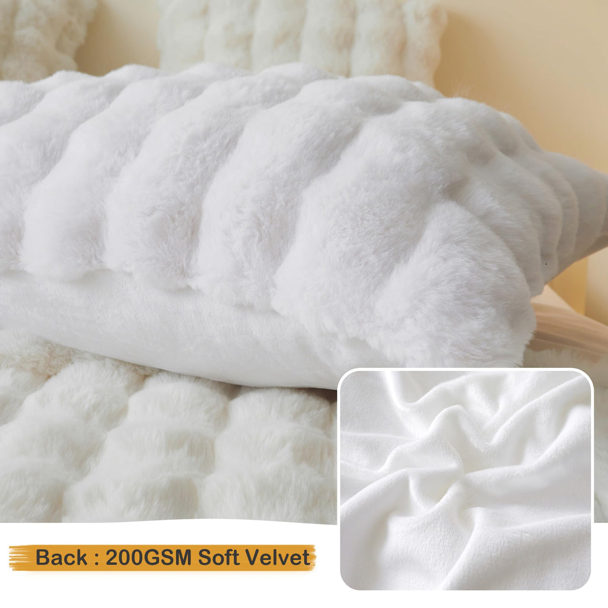 LIFEREVO puffed waffle texture emphasizes durability and plush feel.