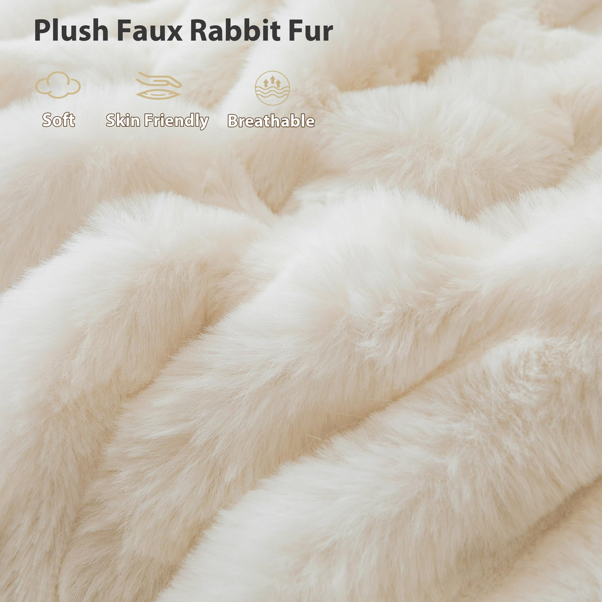 LIFEREVO puffy waffle texture accent on body pillow cover