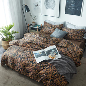 LifeTB leopard-pattern pillow sham 20x26 complements bedding with plush comfort.