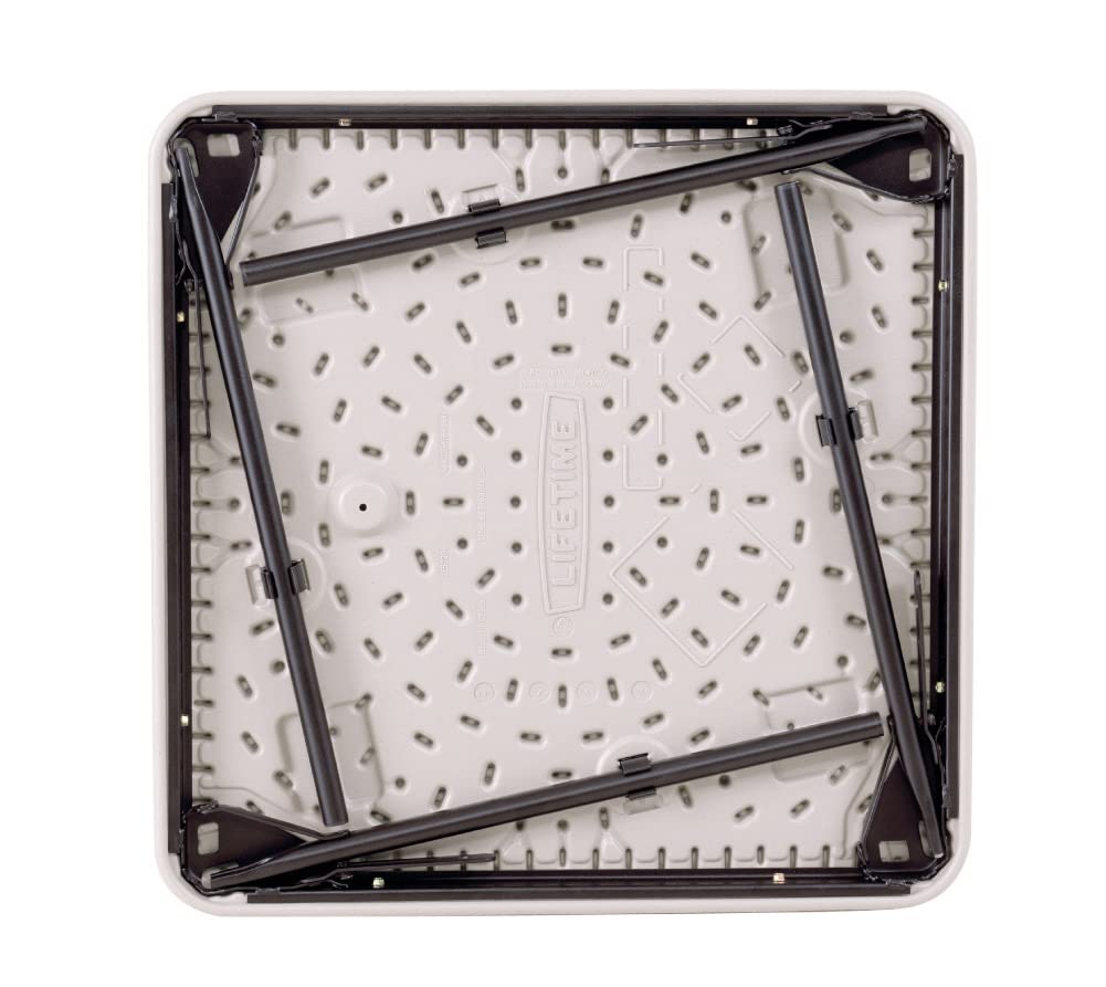LIFETIME 80425 stain-resistant-top is easy to wipe clean.