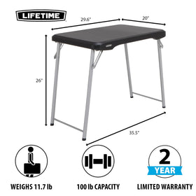 LIFETIME desk-height setup suitable for work spaces