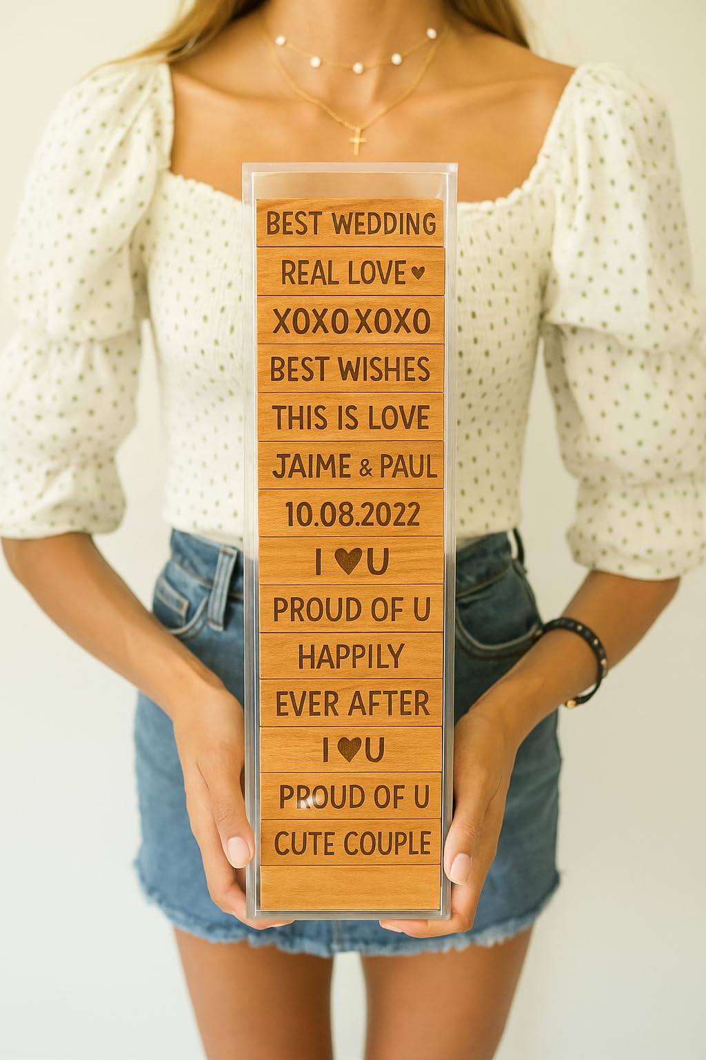 LIFETOO ideal bridal shower guest book alternative