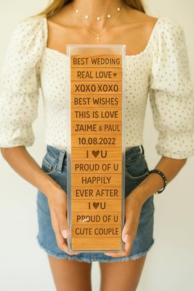 LIFETOO ideal bridal shower guest book alternative