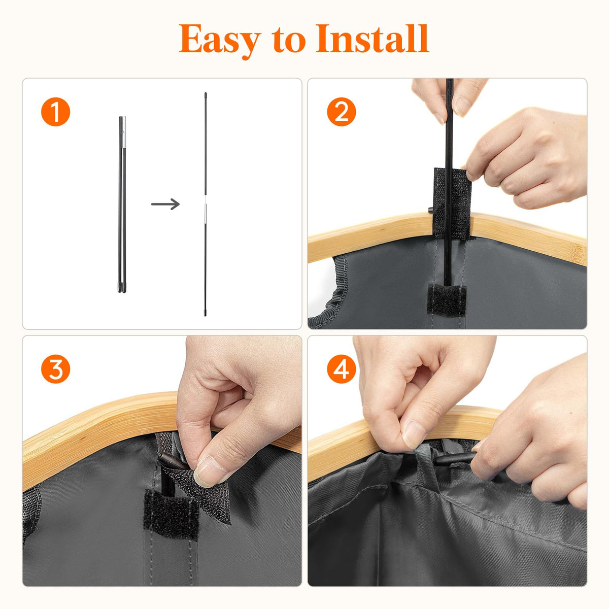 Lifewit 100L easy assembly and fold flat for compact storage