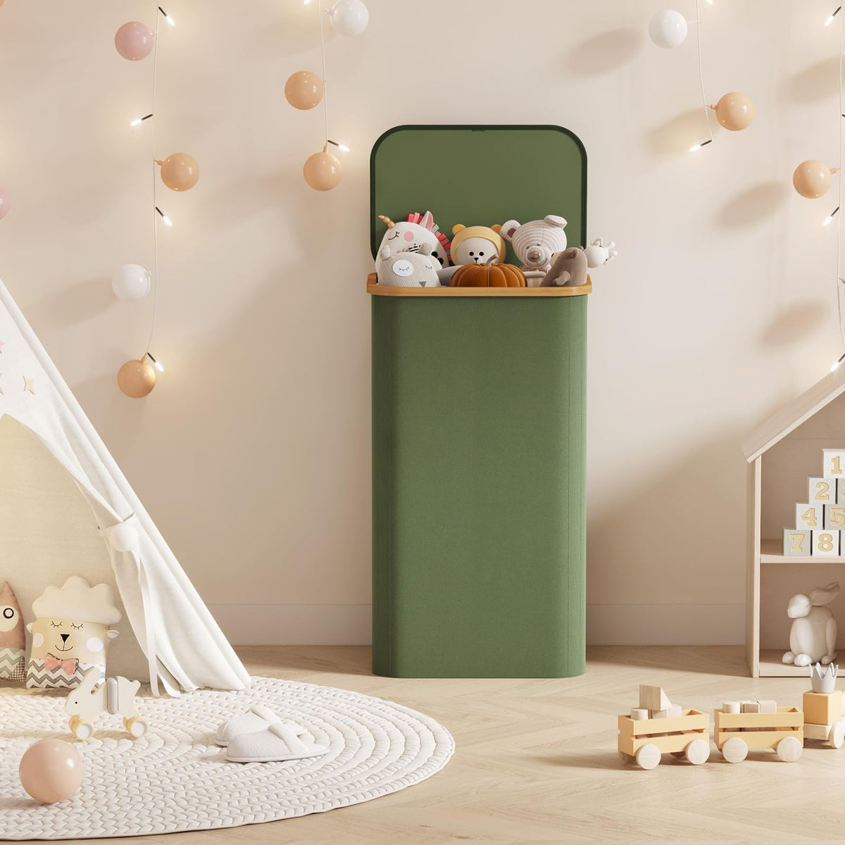 Clean outer view of Lifewit 100L laundry basket