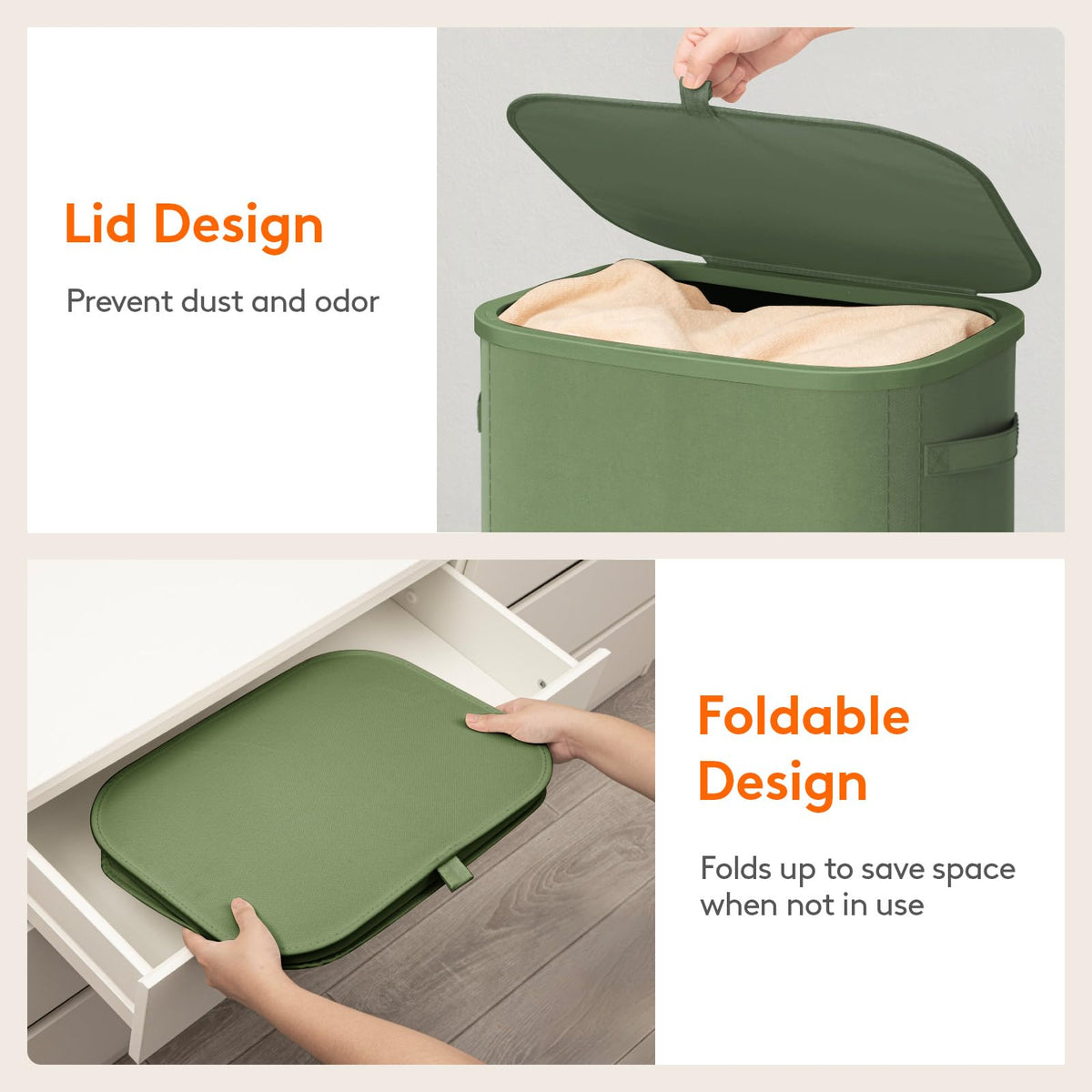 Lifewit 105L basket with side handles for easy carrying