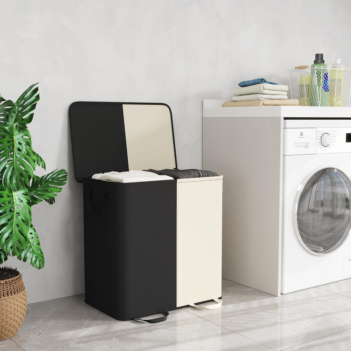 Lifewit 136L capacity accommodates several loads