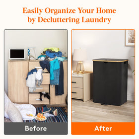 Lifewit 150L capacity demo shows ample room for larger loads.