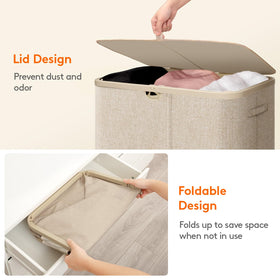 Lifewit removable inner bags for sorting clothes