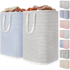 Lifewit 2-pack laundry baskets with upright frame for stable daily use