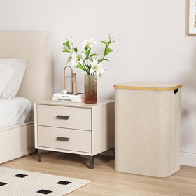 Basket measures 16.9 by 12.6 by 23 inches for large capacity.