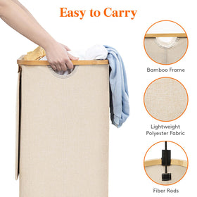 Two handles provide a secure grip for moving between rooms.