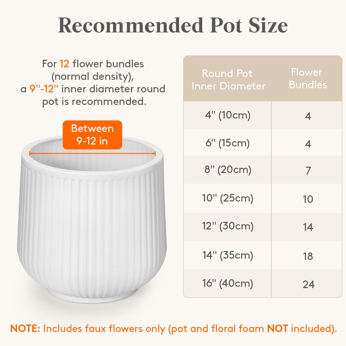 Lifewit 12-bundle daisy set with adjustable stems provides flexibility.