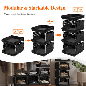 Lifewit baskets in kitchen pantry keep snacks organized and reachable