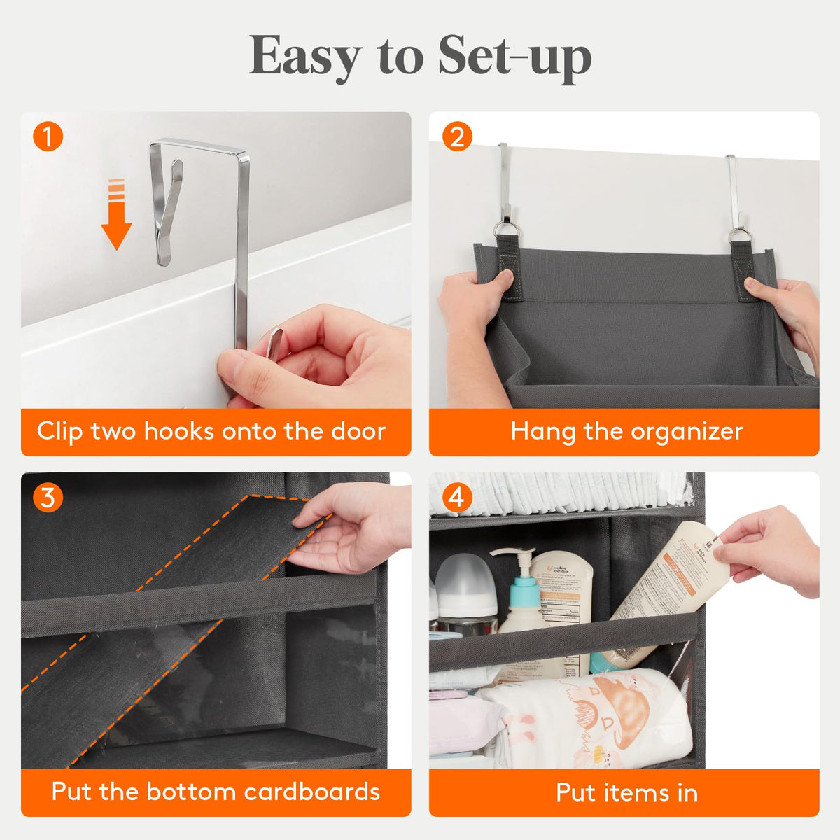 Lifewit bedroom closet organization keeps daily items neatly within reach.