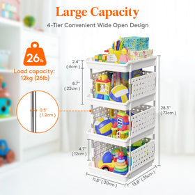 Lifewit bins organize toys and clothes efficiently