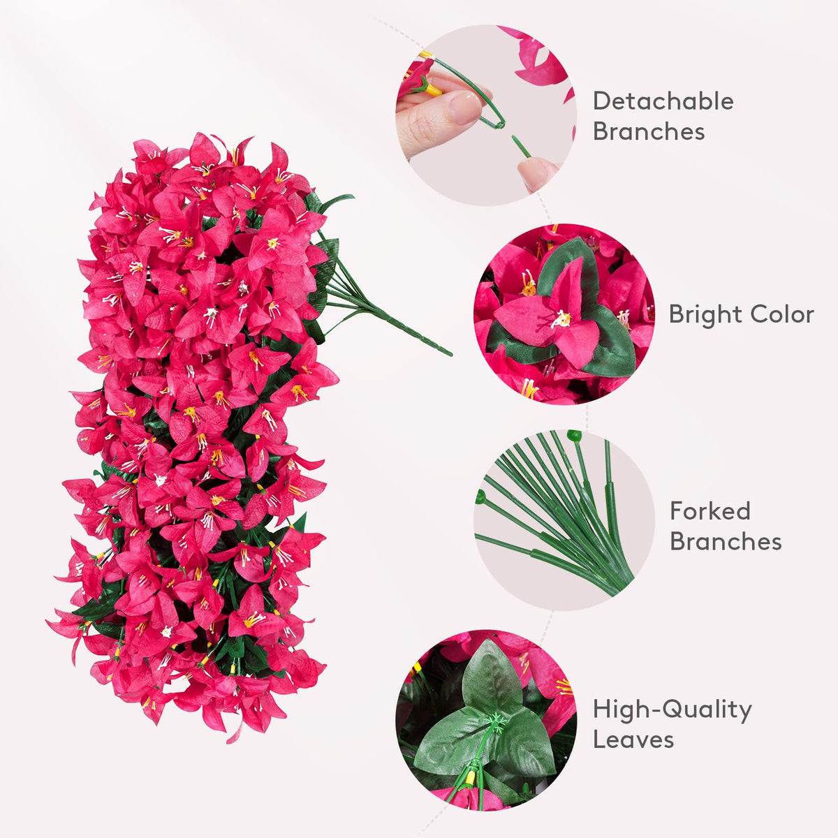 Lifewit 4-piece bougainvillea set for balcony and garden accents.