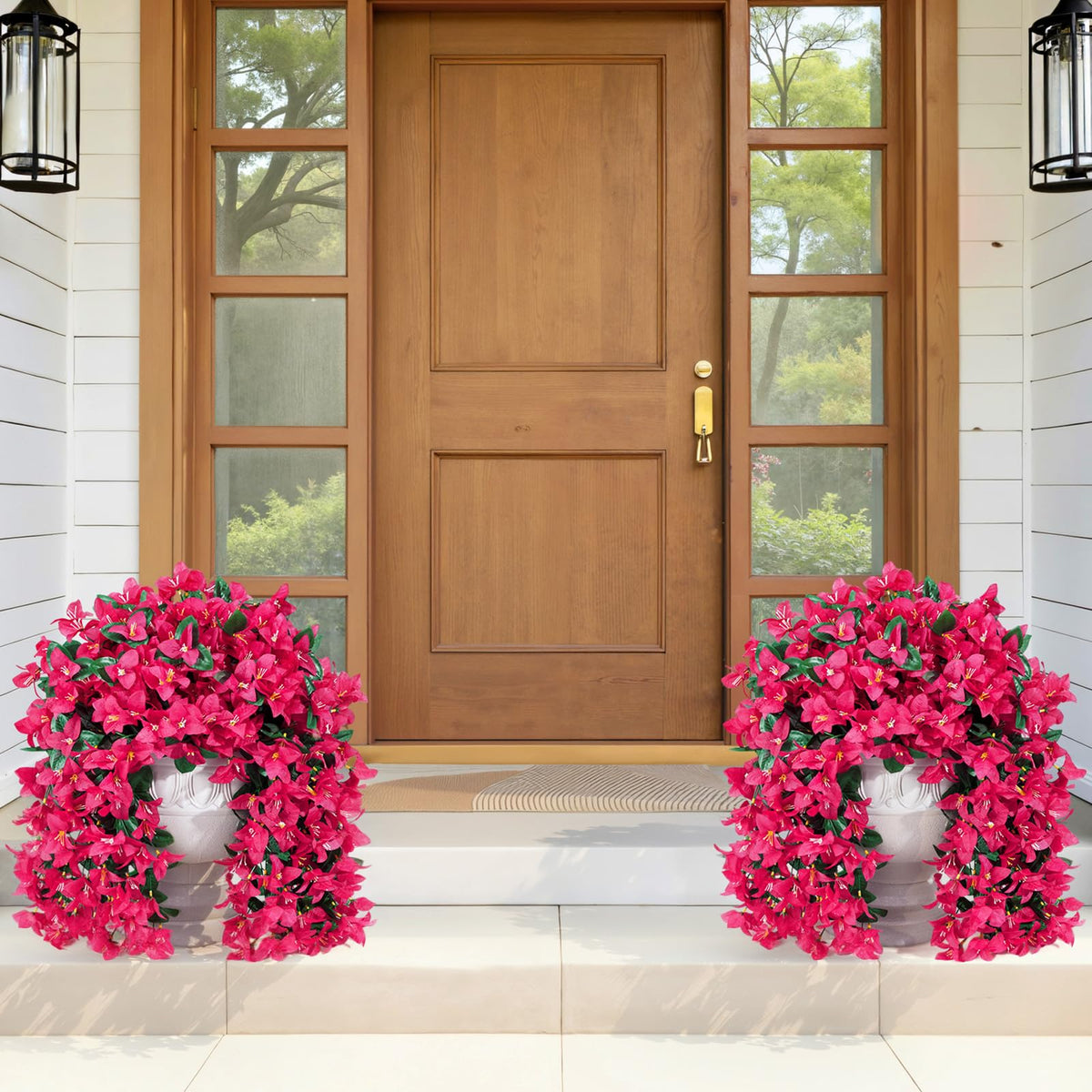 Lifewit UV resistant bougainvillea flowers withstand outdoor wear.