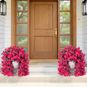 Lifewit UV resistant bougainvillea flowers withstand outdoor wear.