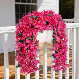 Lifewit realistic-looking bougainvillea vines create year-round beauty.