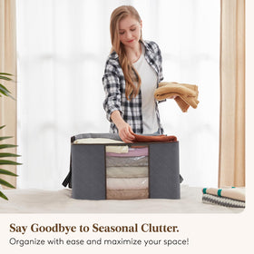 Lifewit breathable non-woven fabric preserves contents with ventilation.