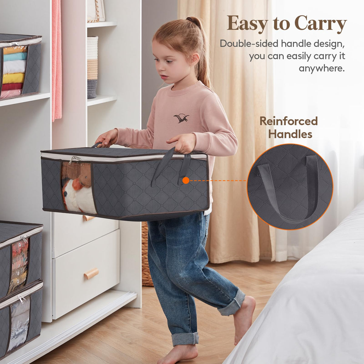 Lifewit clear window for quick item identification without opening