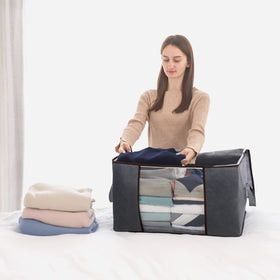 Lifewit closet organization bins ideal for dorms, apartments, and closets.