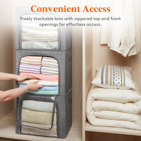 Lifewit bin sturdy handles enable easy transport.