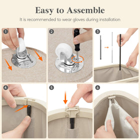 Lifewit ideal for dorm rooms with a compact rolling laundry solution.
