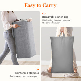 Lifewit dorm room laundry solution for compact spaces and tidy organization.