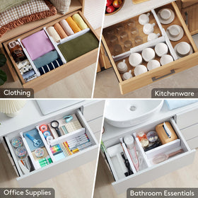 Lifewit closet drawer dividers organize clothes neatly