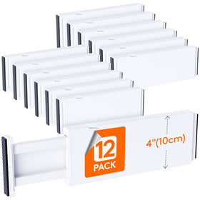 Lifewit drawer divider extendable length fits 11–17.5 inch drawers for tidy storage.