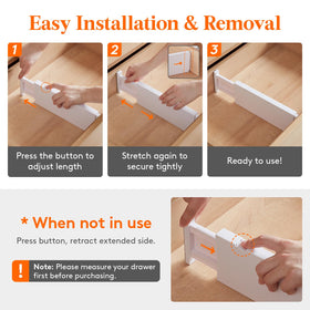 Lifewit kitchen drawer organization with divider sets