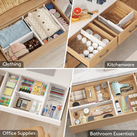 Lifewit multi-use organizer for clothes and utensils