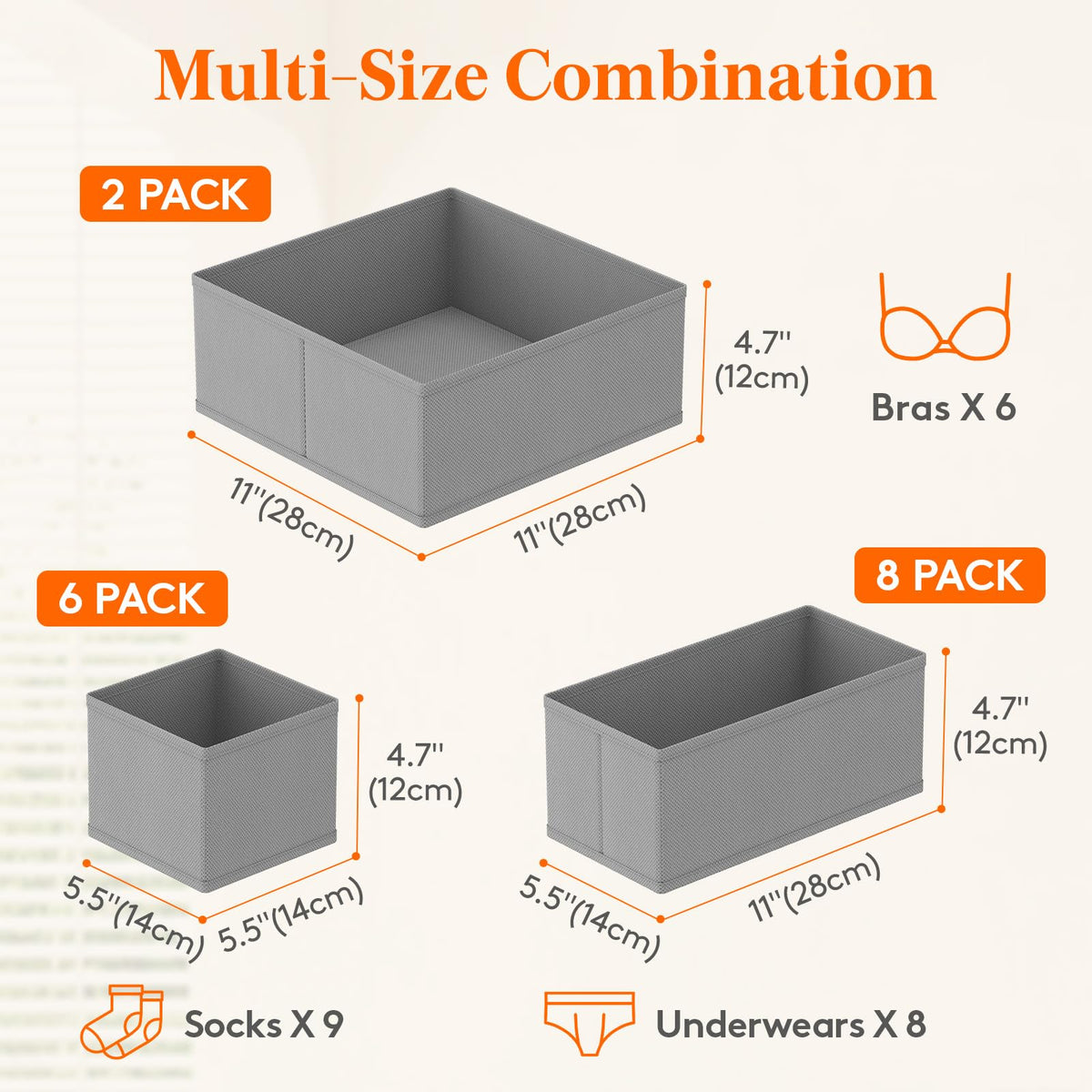 Lifewit thin-tshirts-bin stores tees compactly for quick outfits.
