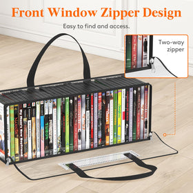 Lifewit clear PVC material protects discs while showcasing your collection