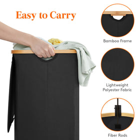 Easy-assembly Lifewit laundry bin with reinforced sleeves.