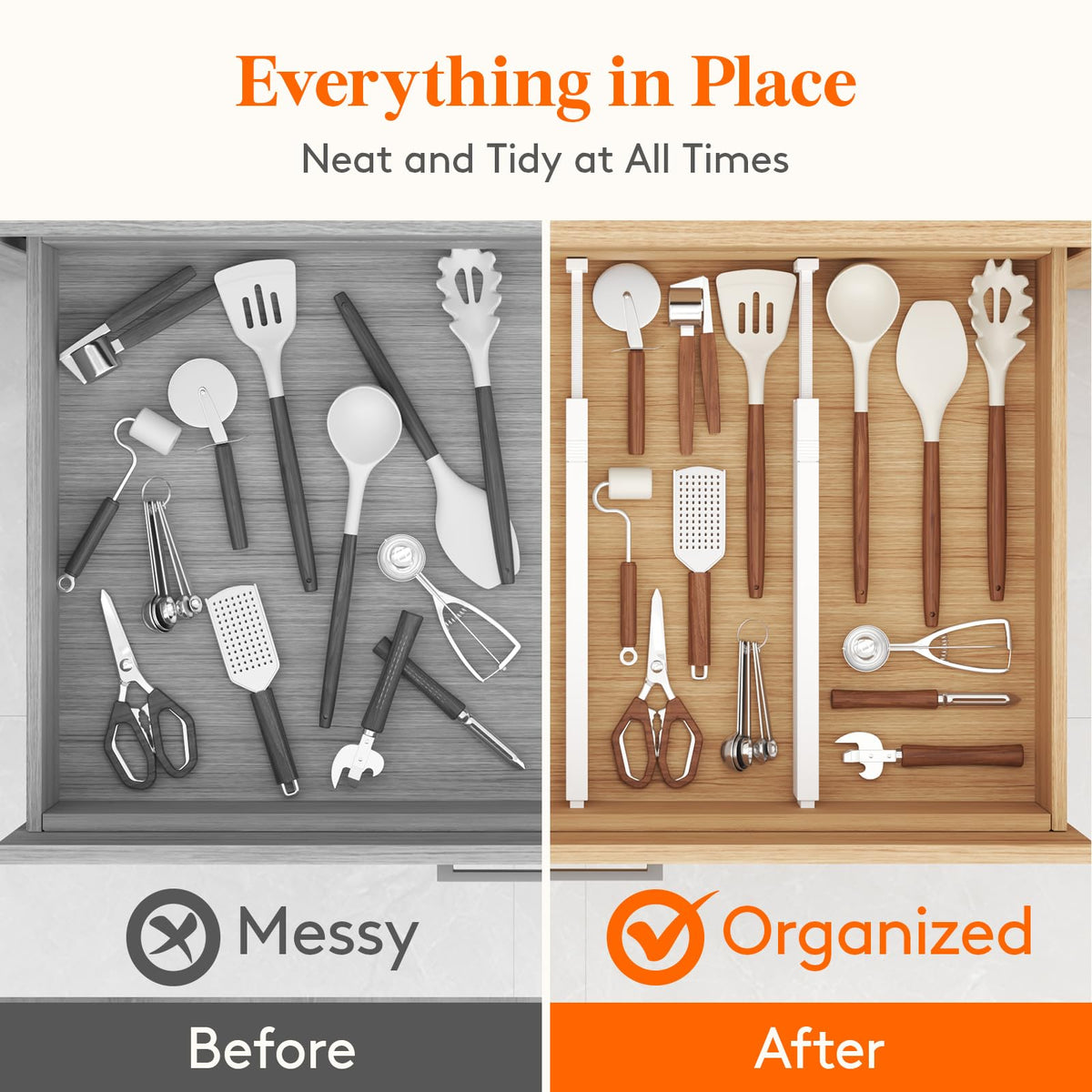 Lifewit ready-to-use organizer system for better space planning.