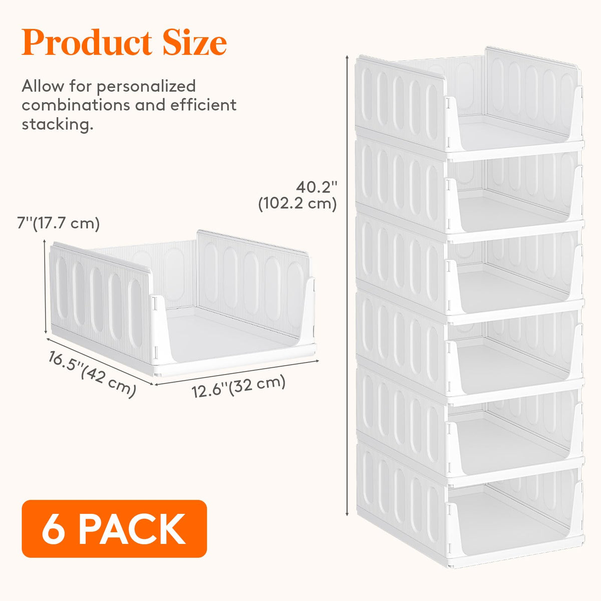 Lifewit dorm room closet bins optimize small-space storage
