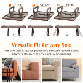 Lifewit foldable space saving design shown folded beside sofa