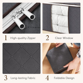 Foldable Lifewit bags fit neatly into drawers when not in use