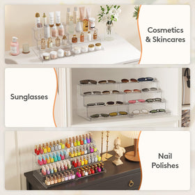 Lifewit versatile storage for cosmetics, skincare and small items on a dresser