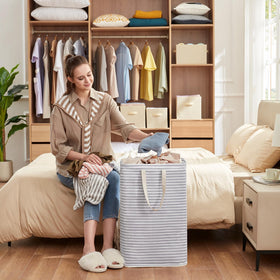 Lifewit grey-blue finish blending with modern laundry spaces