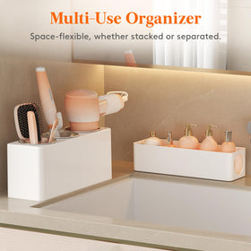 Lifewit organizer fits a narrow bathroom vanity for compact space saving.
