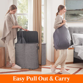 Overview of Lifewit hamper dimensions with generous capacity.