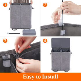 Close-up of Lifewit 300D fabric and frame supports for sturdy structure.